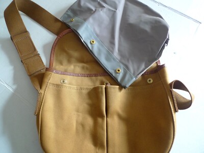 BARBOUR - GLENZIER COTTON CANVAS  BAG--MEDIUM SIZE - MADE IN ENGLAND - EXCELLENT