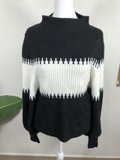 NWOT French Connection Women's Small Sophia Knits Balloon Sleeve Jumper Sweater