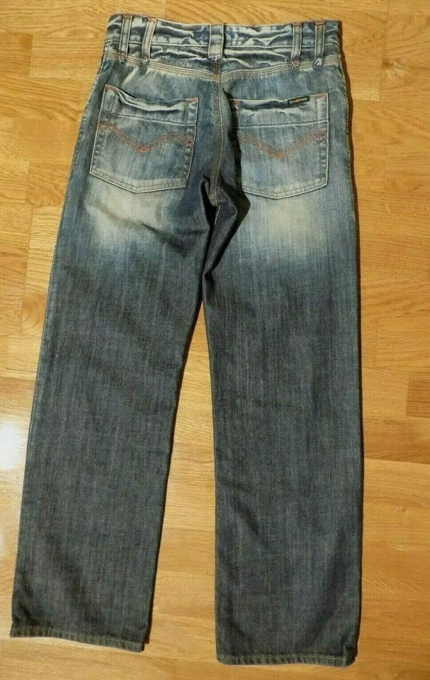 NEW NWOT KIDS BOY ENERGIE RELAXED JEANS MADE IN ITALY EUROPEAN DESIGNER SZ 10 11 - Image 3 of 3