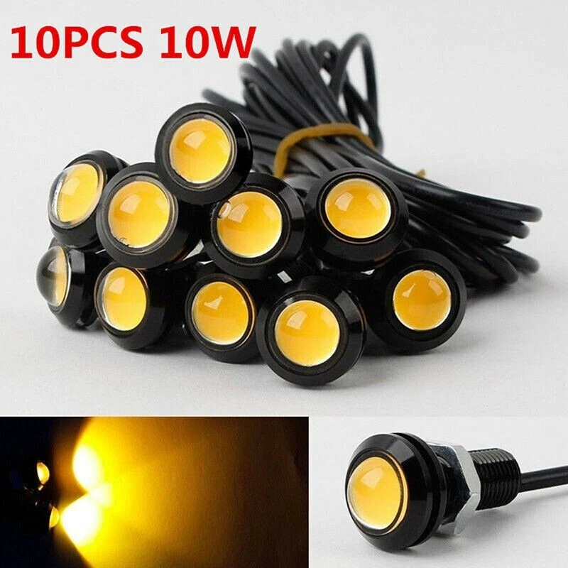 Waterproof 12V 10W LED Daytime Running Light Backup Car External Lamp