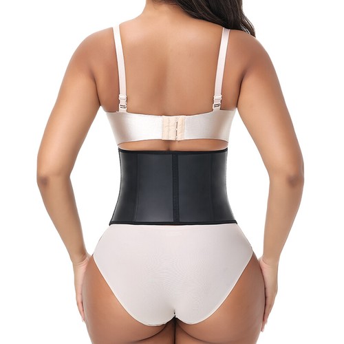 Latex Corset Waist Trainer Cincher Tummy Control Girdle Hourglass Body Shaper UK - Picture 7 of 12