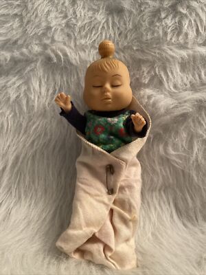 Vintage Hong Kong 3 Face Doll original clothing 8.5  Tall