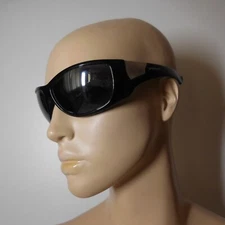Vintage Sunglasses STEP Bomba 360 Black Gray Fashion Adult Women Men