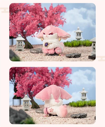 HOT Genshin Impact Yae Miko Fox Plush Doll Stuffed Toy Keychain Backpack Pendant - Bild 9 von 10