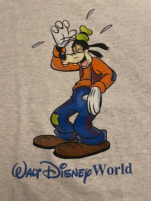 Vintage Walt Disney World Goofy Mickey, Inc T-Shirt Size Vintage Walt Disney World Goofy Mickey, Inc T-Shirt Size