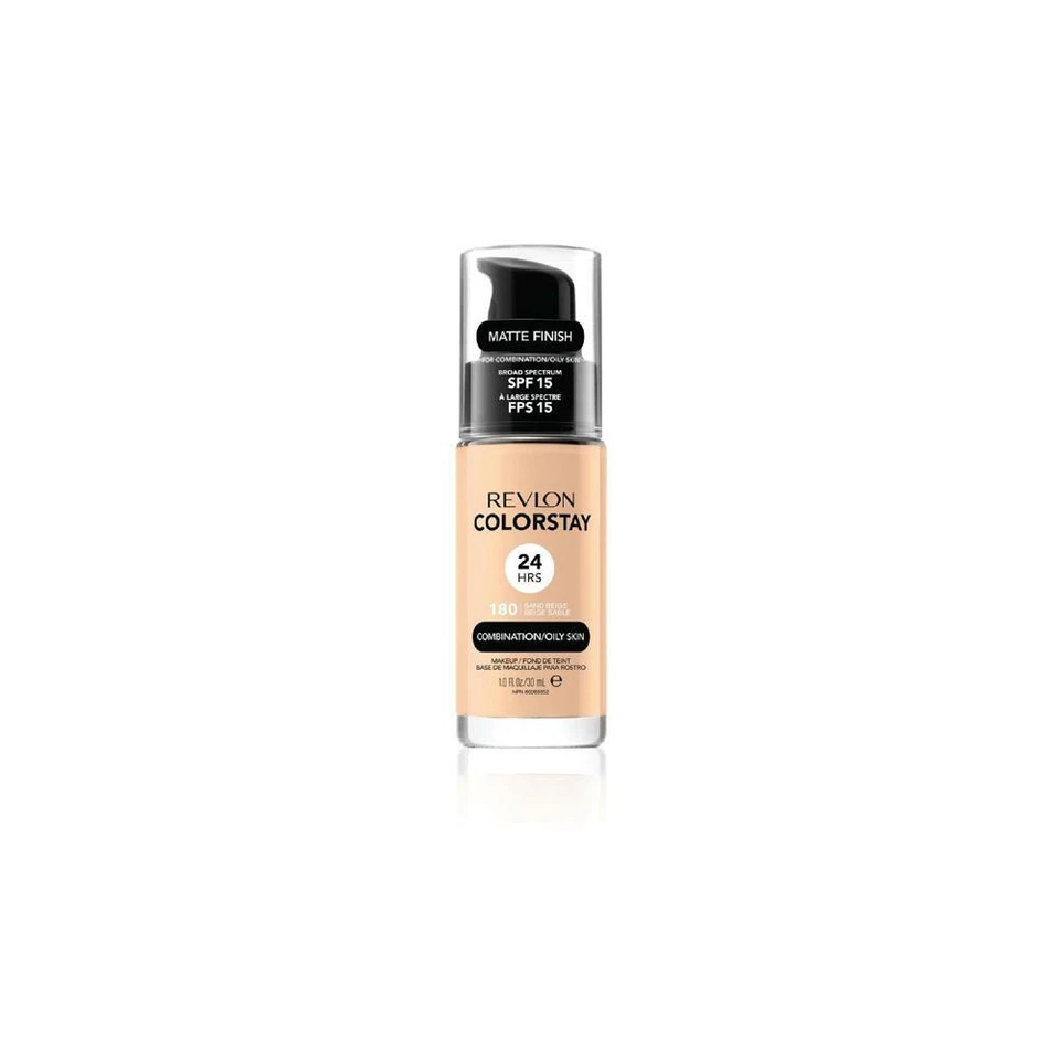 Revlon Colorstay Makeup Foundation #180 Sand Beige SPF15 30 ml or 1 fl oz. - Image 2 of 4