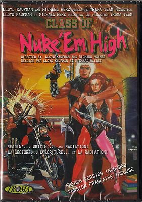 Class of Nuke 'Em High DVD BRAND NEW Janelle Brady, Gilbert Brenton...