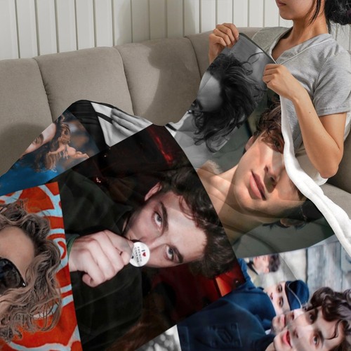 Timothee Chalamet Flannel Blanket Soft Throw for Bed Couch Sofa 3D Printing Gift - Picture 3 of 11