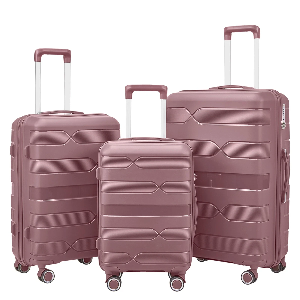 AEDILYS 3 Piece Luggage Sets TSA Lock 20