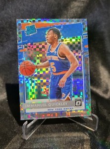 20-21 Donruss Optic Immanuel Quickley Rated Rookie Checkerboard No. 175 KNICKS