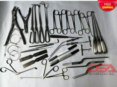 Basic Craniotomy Orthopedic Surgical Surgery Instruments Set Of 37 Pcs 