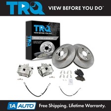 Trq Front Ceramic Brake Pad Rotor Kit For 98-02 Chevrolet Prizm Toyota Corolla Trq Front Ceramic Brake Pad Rotor Kit For 98-02 Chevrolet Prizm Toyota Corolla