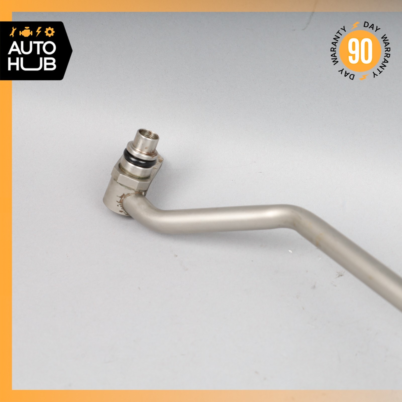 03-13 Bentley Continental GT GTC Upper Front Diff Oil Cooler Line 3W0317812 OEM