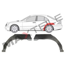Kotflügel & Seitenwände Fürs Hinten Für Mercedes-Benz C-Klasse W203 Online Kaufen