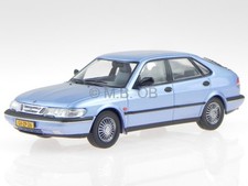 Saab 900 V6 1994 silverblue modelcar 43068 T9 1:43