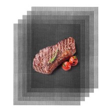 5-Pack 16 x13 Inch BBQ Mesh Grill MatBlack