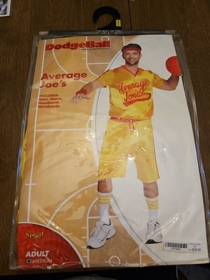 Spirit Halloween Dodge Ball Costume Average Joe Size Adult Med