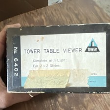 Tower Table Viewer 6402 Desktop Slide Viewer Built-in Screen Light Gray Blue 2x2