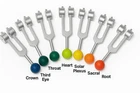 ? Weighted Chakra Tuning Forks – 7 Fork Healing Set with Rubber Ball Ends