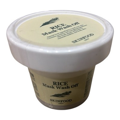 SKINFOOD Rice Mask Wash Off 3.5oz / Gently Exfoliates the Skin/Softening with Nu