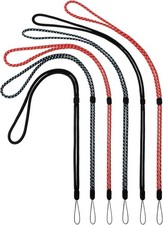 6 Pack Adjustable Neck lanyards 3 Colors Lanyard Length black,blue,red