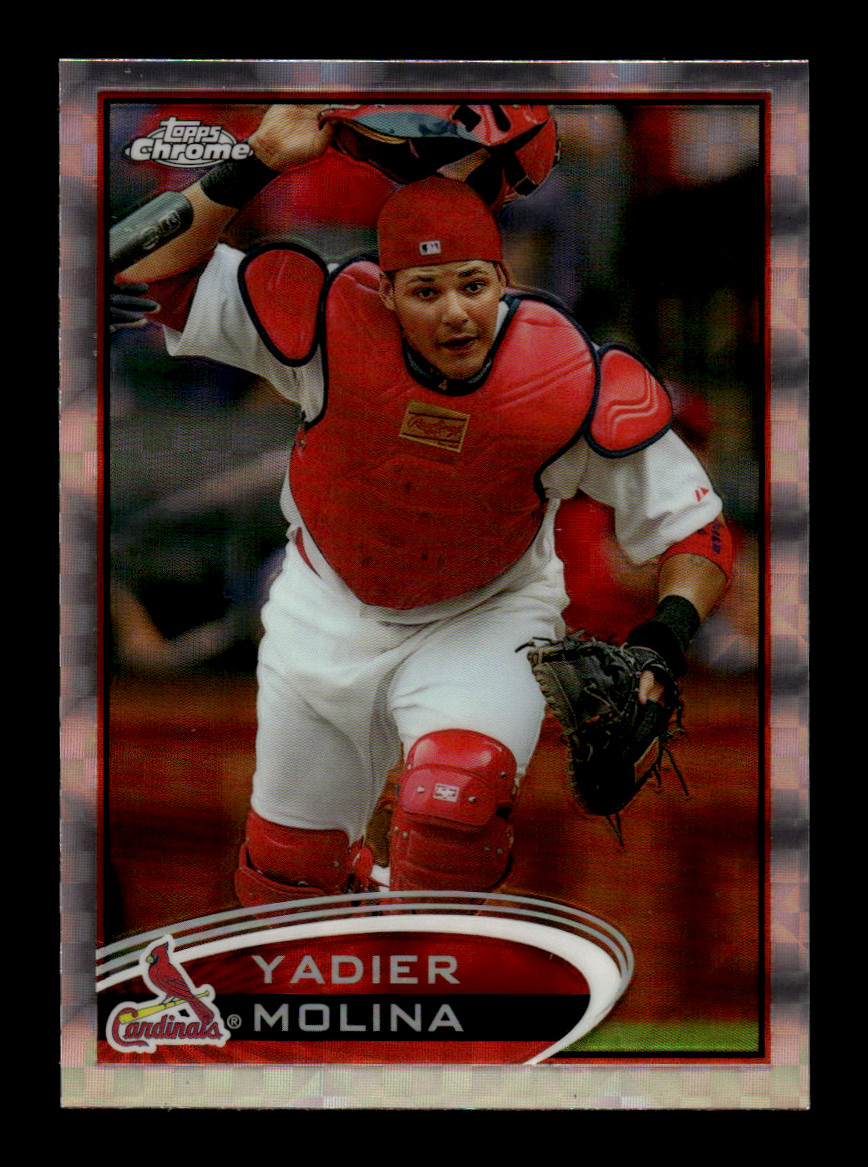 2012 Topps Chrome Baseball Yadier Molina #97 X-Fractor