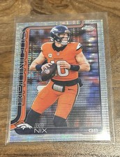 2025 Topps Chrome Bo Nix #88 Pulsar Refractor Denver Broncos Mint