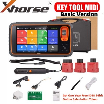 Xhorse Key Tool MIDI Basic Version+One Year ID48 96bit Online Calculation Tokens