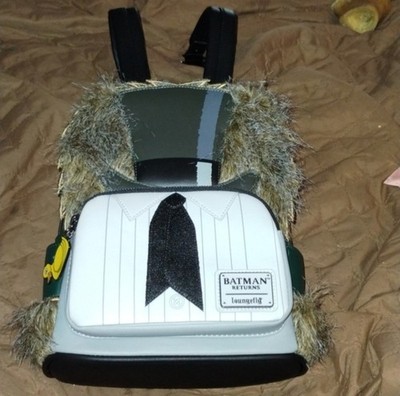 Loungefly Batman Returns Penguin Mini Backpack DC Comics Marvel Limited Edition New With Tags Loungefly Backpack Bag Purse Batman Returns  main image 4