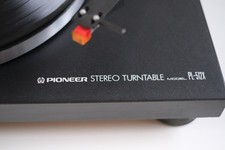 Pioneer PL-512X Black Vintage Belt Drive Turntable -Working