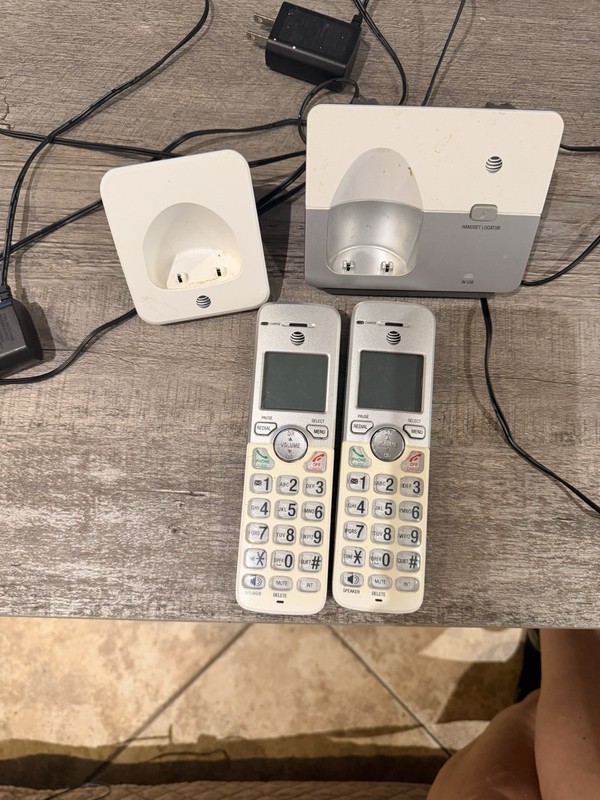 At&T Landline Cordless Handset 2 Phones