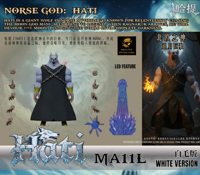 MYTHOS ANIME MA11L 1/12 Norse God Hati Super Saiyan 5 White Ver. NEW US SELLER!