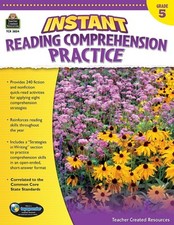 Instant Reading Comprehension Practice Book Grade 5 Teacher Created Resources
