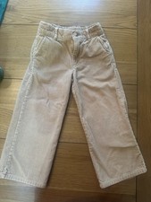 Janie and Jack Kids Beige Corduroy Cotton Pants Size 4