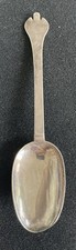 Trefid Rat Tail Spoon  Silver London 1686 8” Long 2.1 Oz