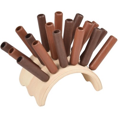 Constructive Playthings Montessori Eco-Friendly Wooden Jiggle Sticks Sensory