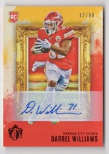 2020 PANINI CHRONICLE GRIDIRON KINGS AUTO RC Darrel Williams Auto 47/99