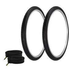 PRO TIRES 700 x 40 Black W-2101 W/TUBES 48mm Schrader Valve