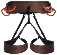 Singing Rock Spinel XL Brown Climbing Harness | Durable, Ergonomic Safety Gear