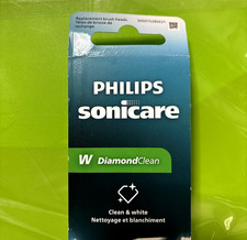 AUTHENTIC Philips Sonicare W DIAMONDCLEAN Replacement Brush Heads Black 4 Pack