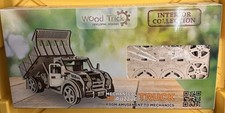 Wood Trick Interior Collection Mechanical 3D Puzzle Truck Assembly Kit Sealed