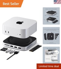 Mac mini M4 Hub  Stand with NVMe SSD Enclosure, Mac mini M4 Dock with 2xUSB ...