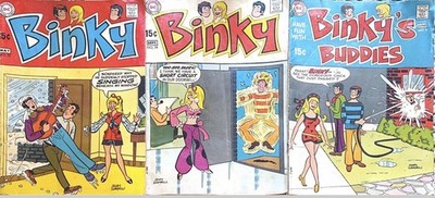 Binky #72, 74, & Binky s Buddies #9 (DC Comics 1970) Lot Of 3