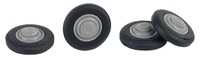 Faller Car System 163120 - 4 Reifen Und Felgen FüR Vw KäFer Grau - Neu