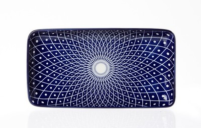Ritzenhoff & Breker Platte REIKO BHT 20x2x11 cm blau