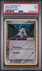 Aron 48/92 EX Legend Maker Reverse Holo Pokémon TCG