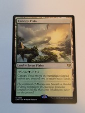 {1x} ~ Canopy Vista ~ NM MTG Magic EDH Rare Land Commander Masters *Startropic*