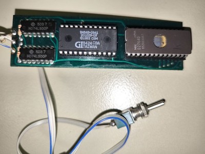 Commodore 1541 Floppy DOS Umschalter Adapter inkl. ROM 901229-05 & EPROM
