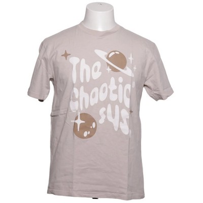 FSBN, T-shirt, Größe: S, RELAXED FIT, Beige, Baumwolle, Print, Herren #stD