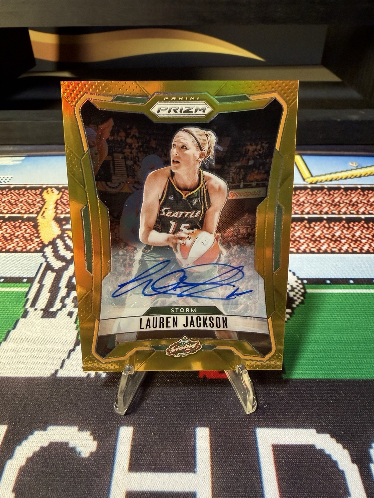 2026 WNBA Prizm Lauren Jackson Gold Auto /10 
